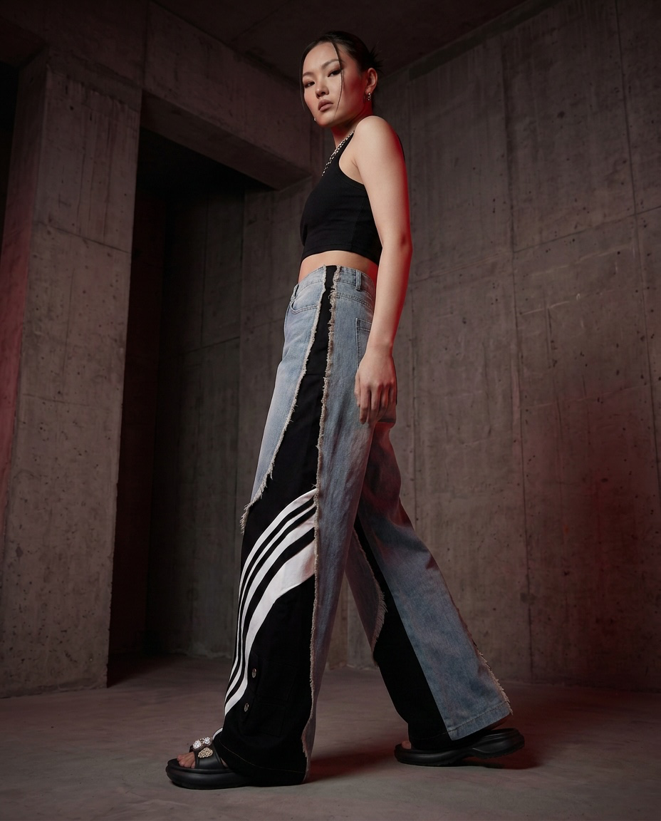 ETICRUE BLACKLINE DENIM