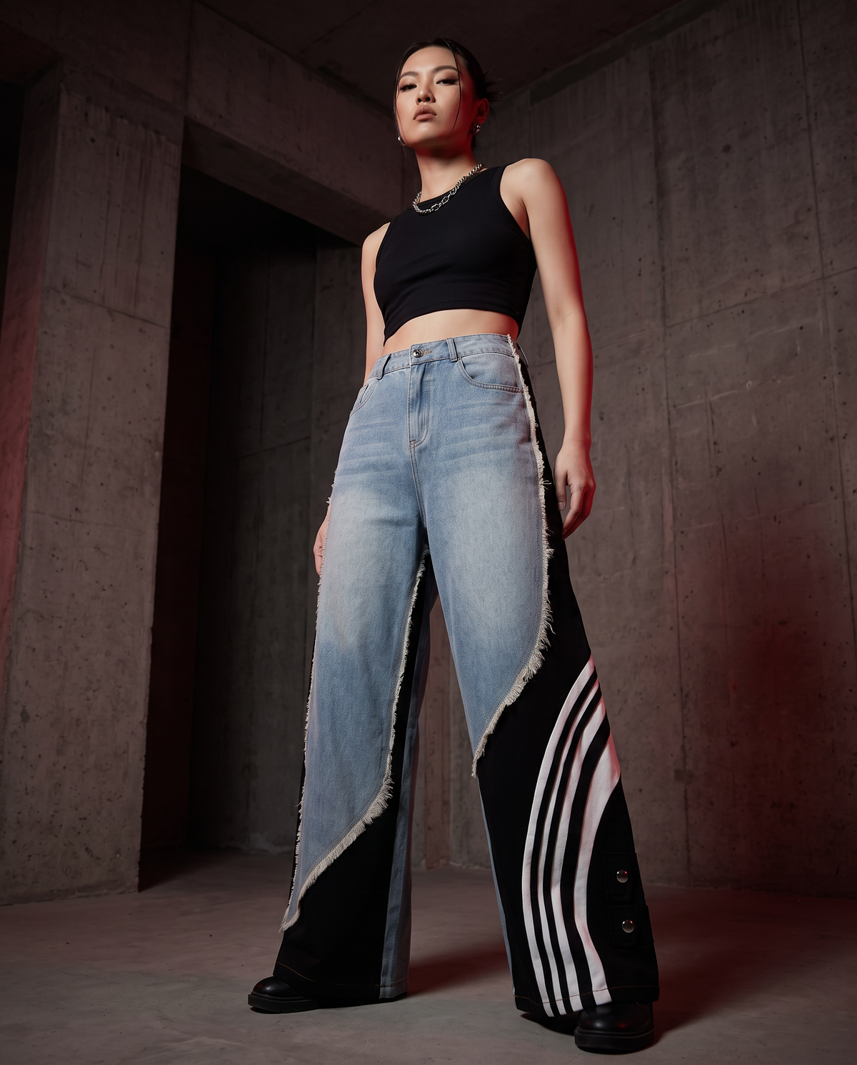 ETICRUE BLACKLINE DENIM