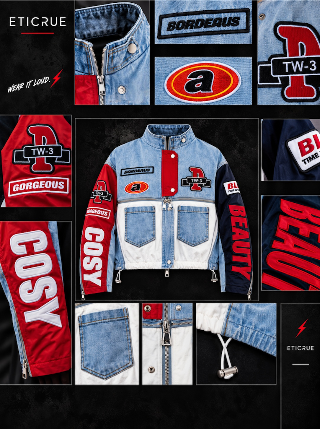 ETICRUE RACING DENIM JACKET
