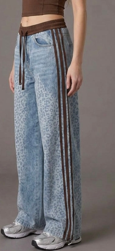 ETICRUE LEOPARD DENIM