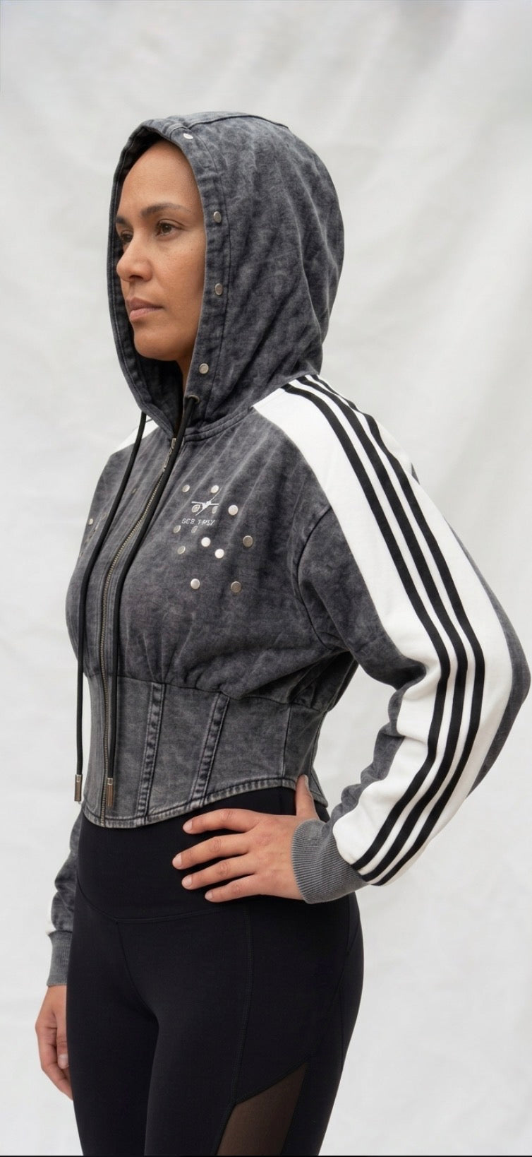 ETICRUE VELOCITY CORSET TRACK JACKET