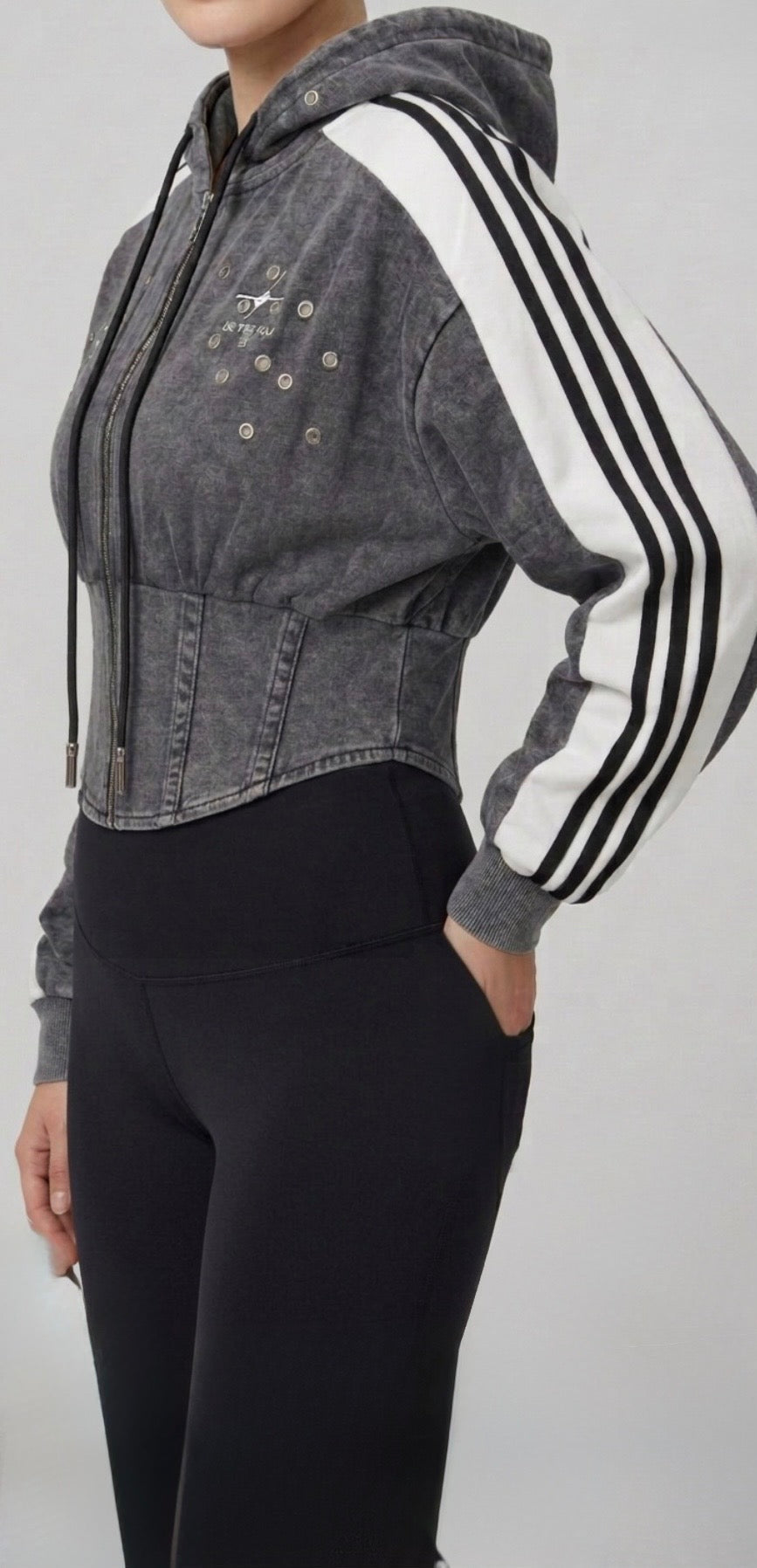 ETICRUE VELOCITY CORSET TRACK JACKET