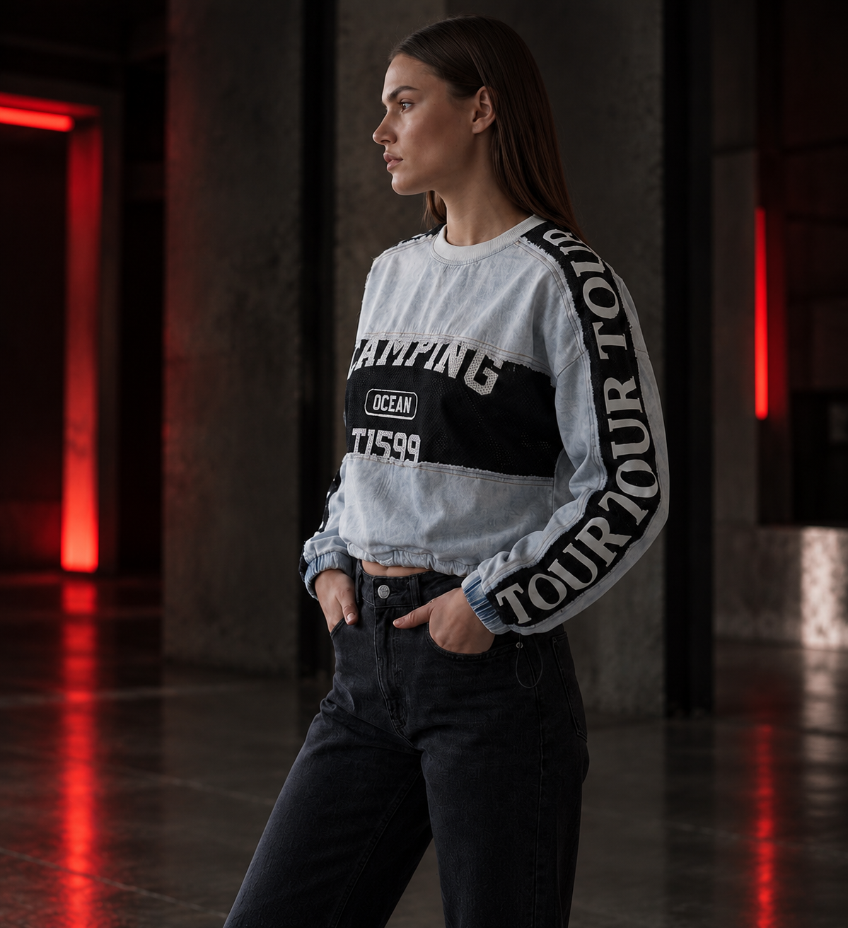 ETICRUE T1599 Signal Sweatshirt