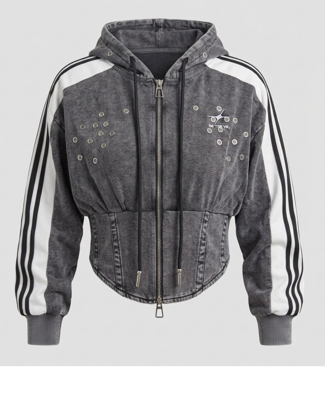 ETICRUE VELOCITY CORSET TRACK JACKET