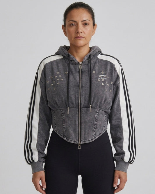ETICRUE VELOCITY CORSET TRACK JACKET