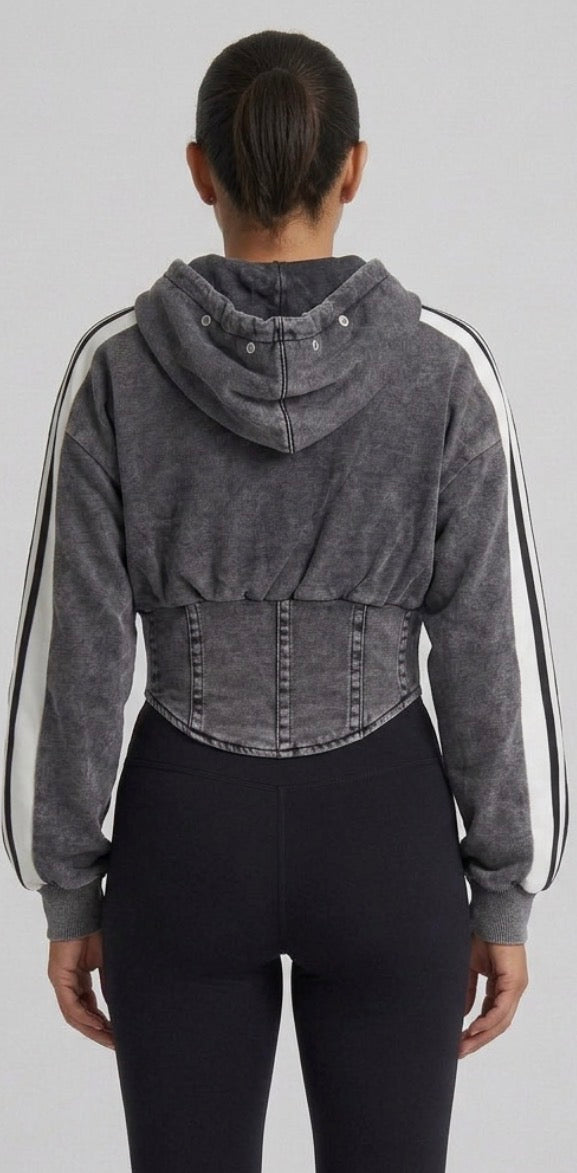 ETICRUE VELOCITY CORSET TRACK JACKET