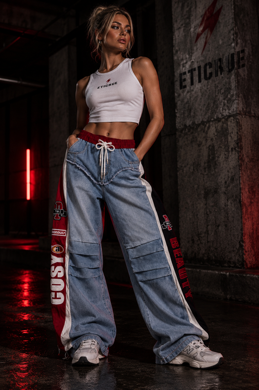 ETICRUE RACING DENIM PANTS