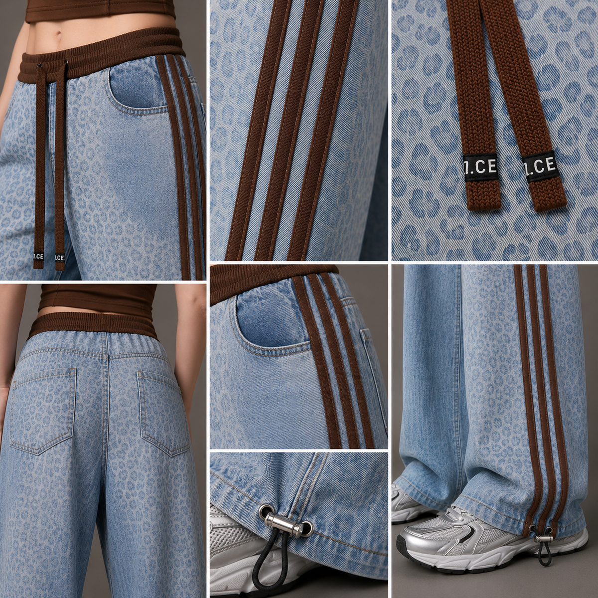 ETICRUE LEOPARD DENIM