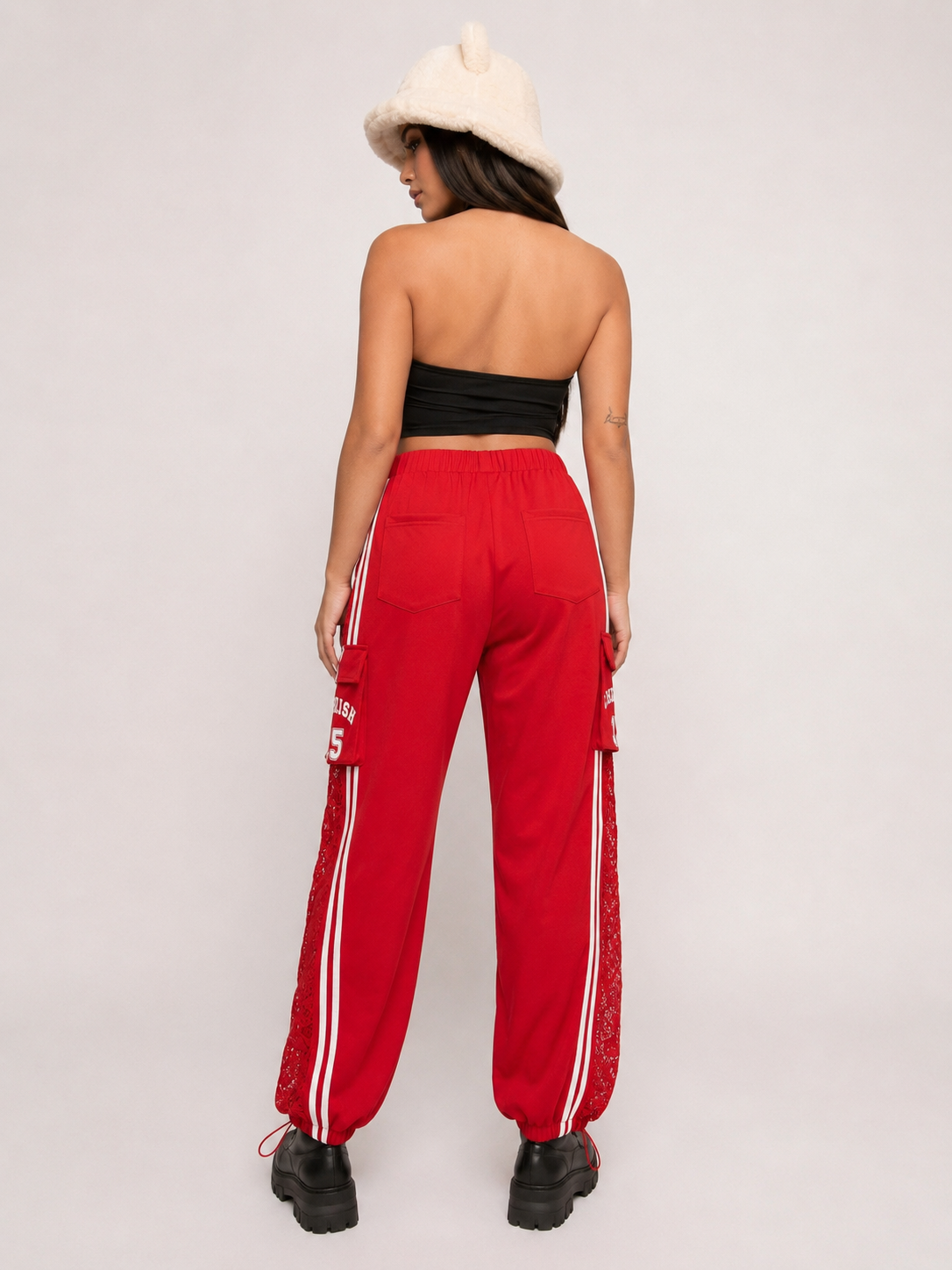 ETICRUE Cherish 15 Lace Cargo Track Pants